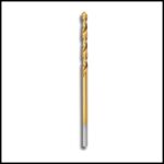 M2 grade titanium-coated 2mm HSS drill for industrial applications