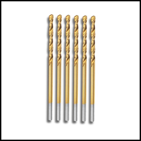 Sharp spiral 2mm HSS drill bit for smooth cuts and chip removal