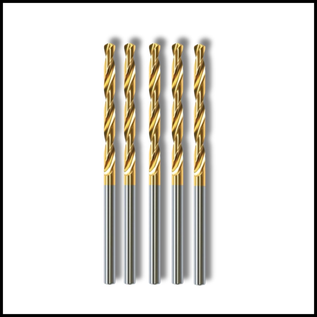 Sharp spiral 3mm HSS drill bit for clean cuts and chip removal efficiency