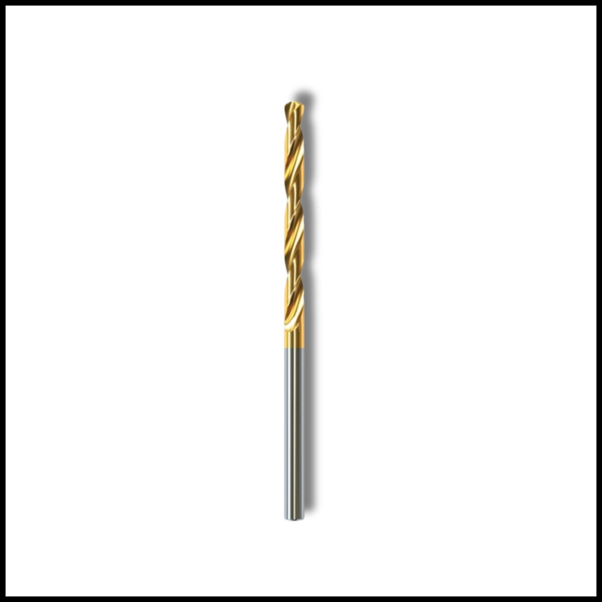 3mm HSS drill bit with TiN coating for accurate and smooth metal drilling