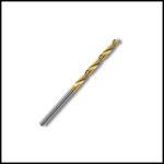 M2 HSS drill bit 3mm with titanium coating for industrial precision use