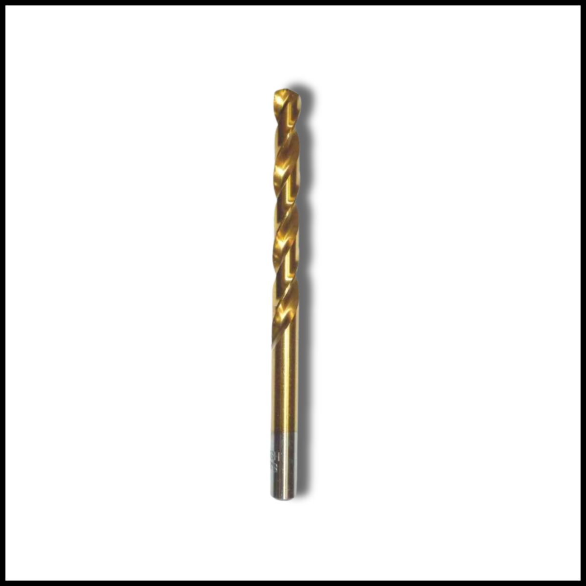 4.1mm HSS drill bit with TiN coating for precise industrial drilling