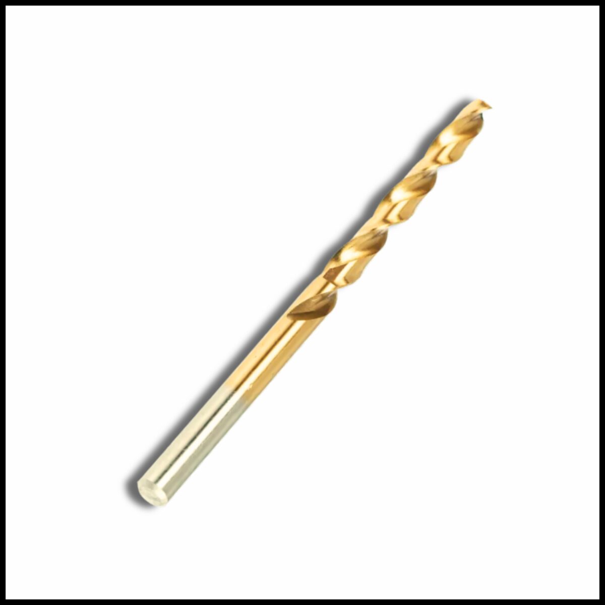 Sharp spiral 5mm HSS drill for fast cutting and chip removal efficiency