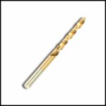 Sharp spiral 5mm HSS drill for fast cutting and chip removal efficiency