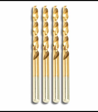 5mm HSS drill bit with TiN coating for smooth and precise metal drilling