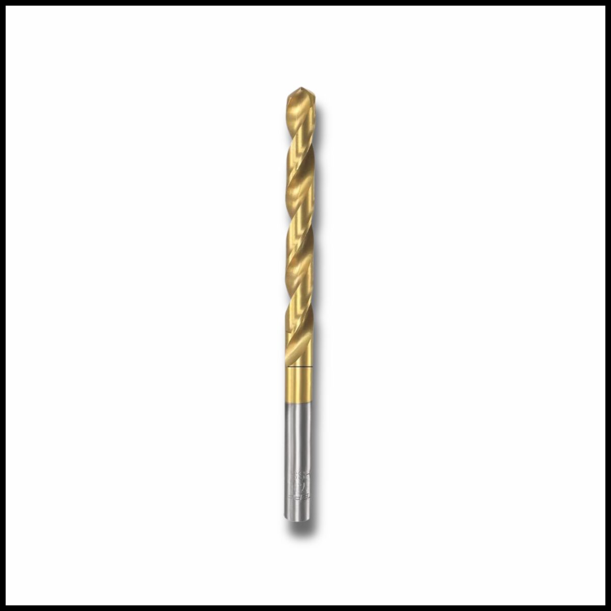 Titanium-coated 7mm HSS drill for clean cuts and long tool life