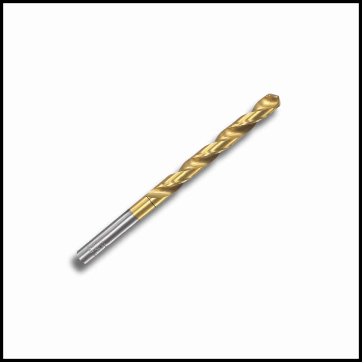 Titanium-coated 7mm HSS drill for clean cuts and long tool life