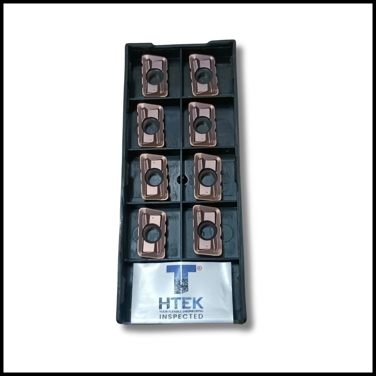 Htek Pro universal grade milling insert with HS geometry for SS machining