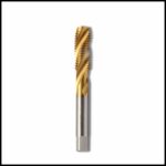 M12x1.75 HSS Tin-coated spiral tap.