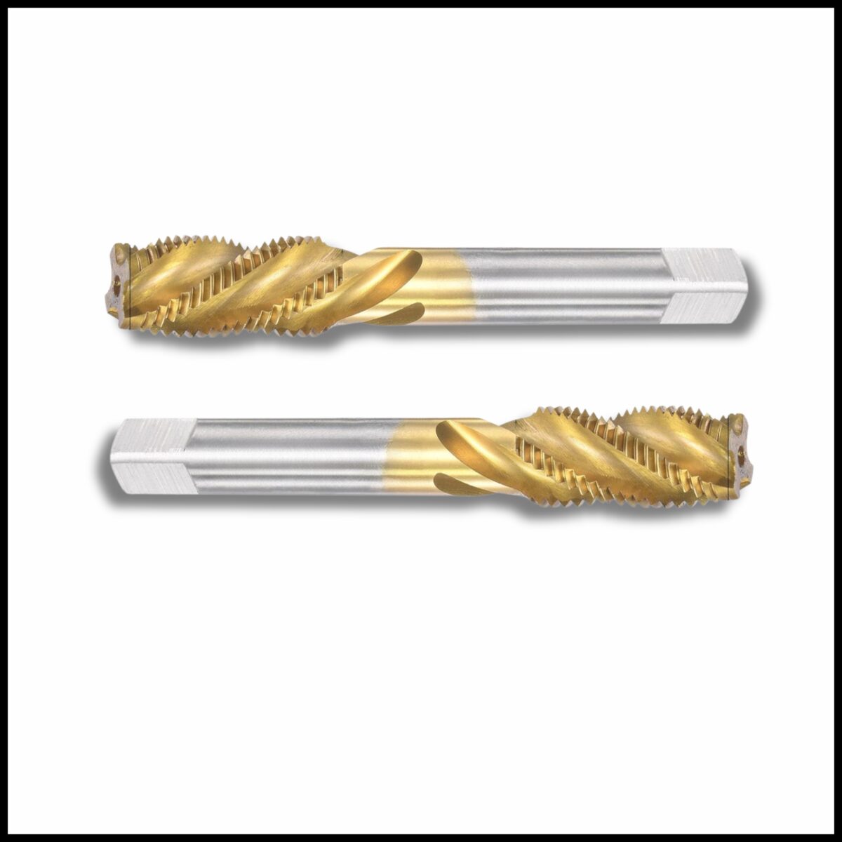 Durable machine tap for precision threading.