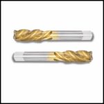 Durable machine tap for precision threading.