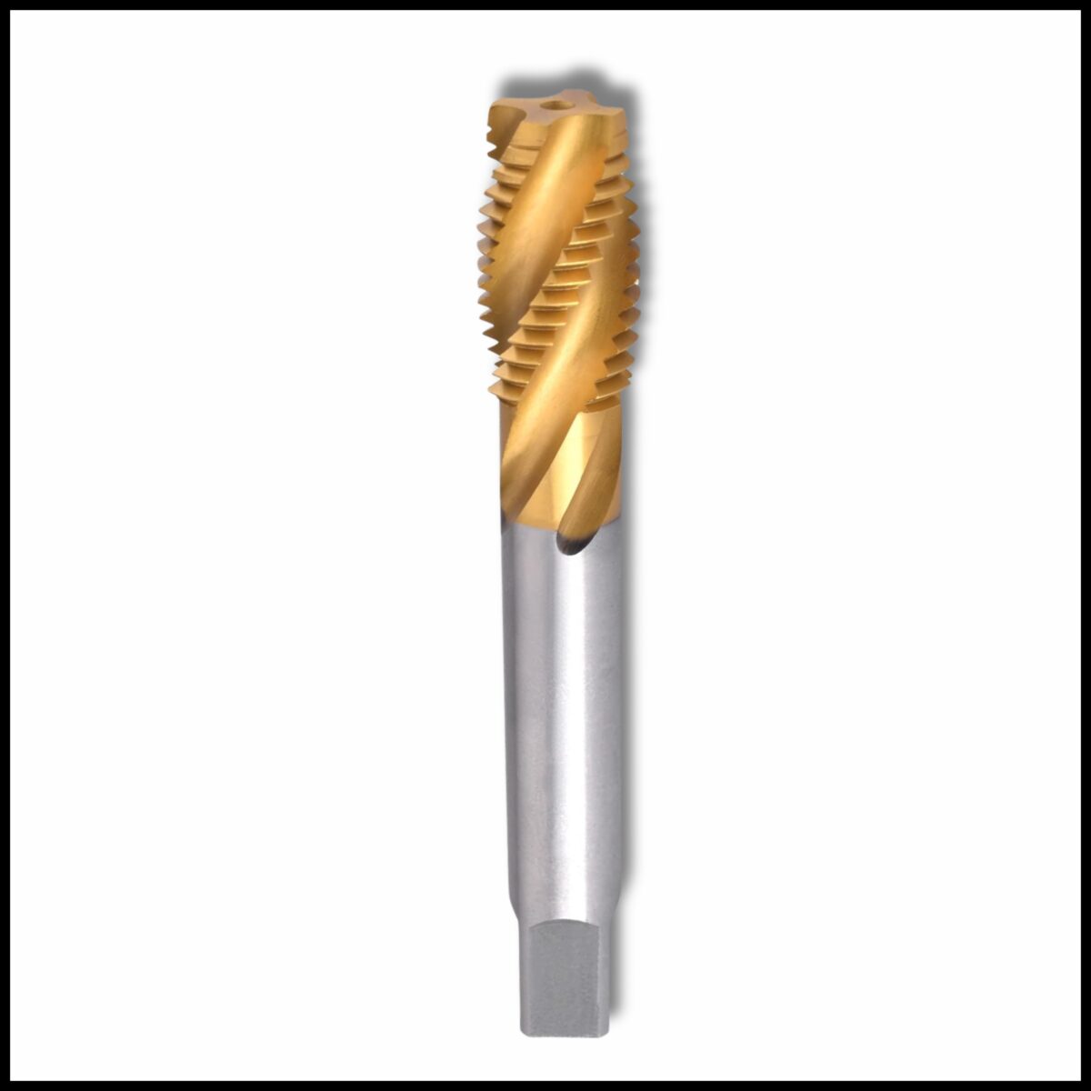 Efficient chip evacuation, blind & through-hole.