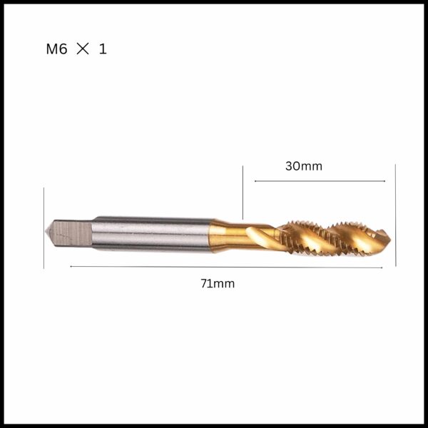 Durable machine tap for precision threading.