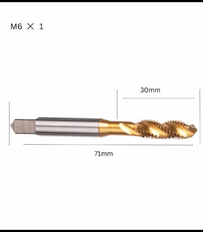 Durable machine tap for precision threading.