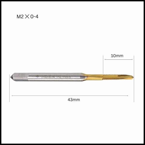 High-Speed Steel CNC Machine Tap Ideal for Steel, Aluminum, and Alloys