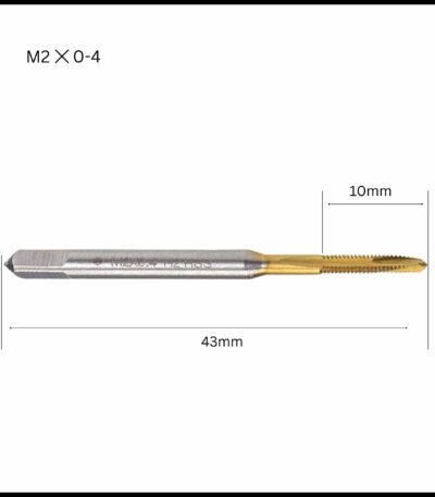 High-Speed Steel CNC Machine Tap Ideal for Steel, Aluminum, and Alloys