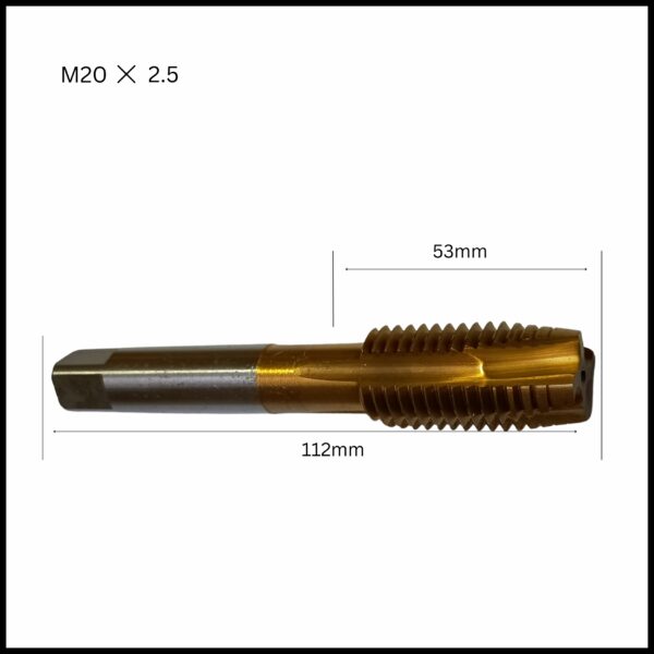 Machine Tap: SPPT Spiral Flute delivers clear M20x2.5 threads in CNC.