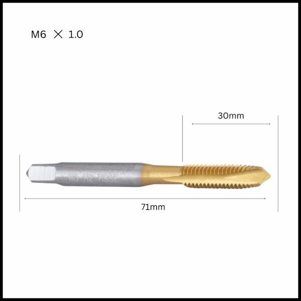 Spiral Flute Tap: High-performance machine tap for smooth CNC work.