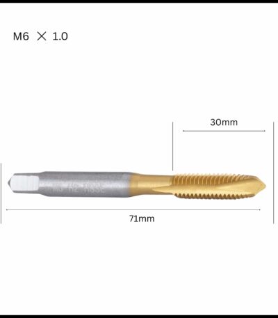 Spiral Flute Tap: High-performance machine tap for smooth CNC work.