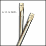 High-precision APMT 1135 BAP 300 milling cutter with 12mm shank, 150mm length